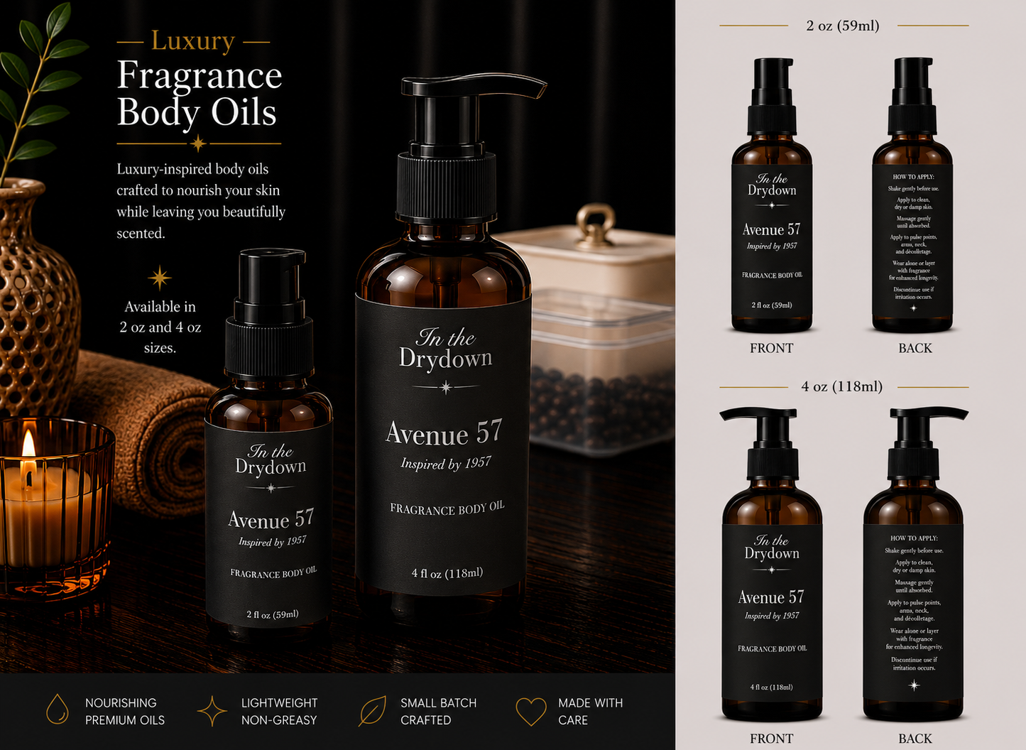 Avenue 57 Body Oil | Inspired by 1957
