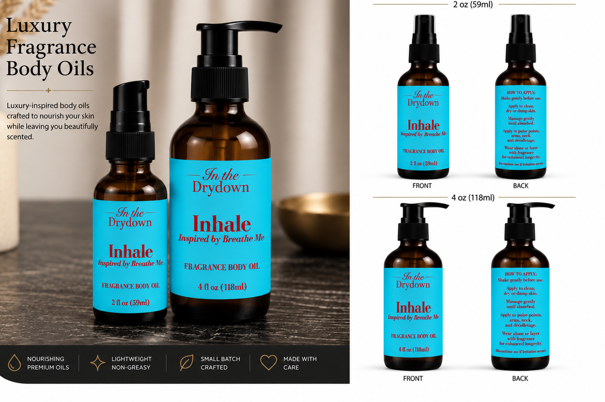 Inhale Body Oil | Inspired by Michela Mezzetti Breathe Me