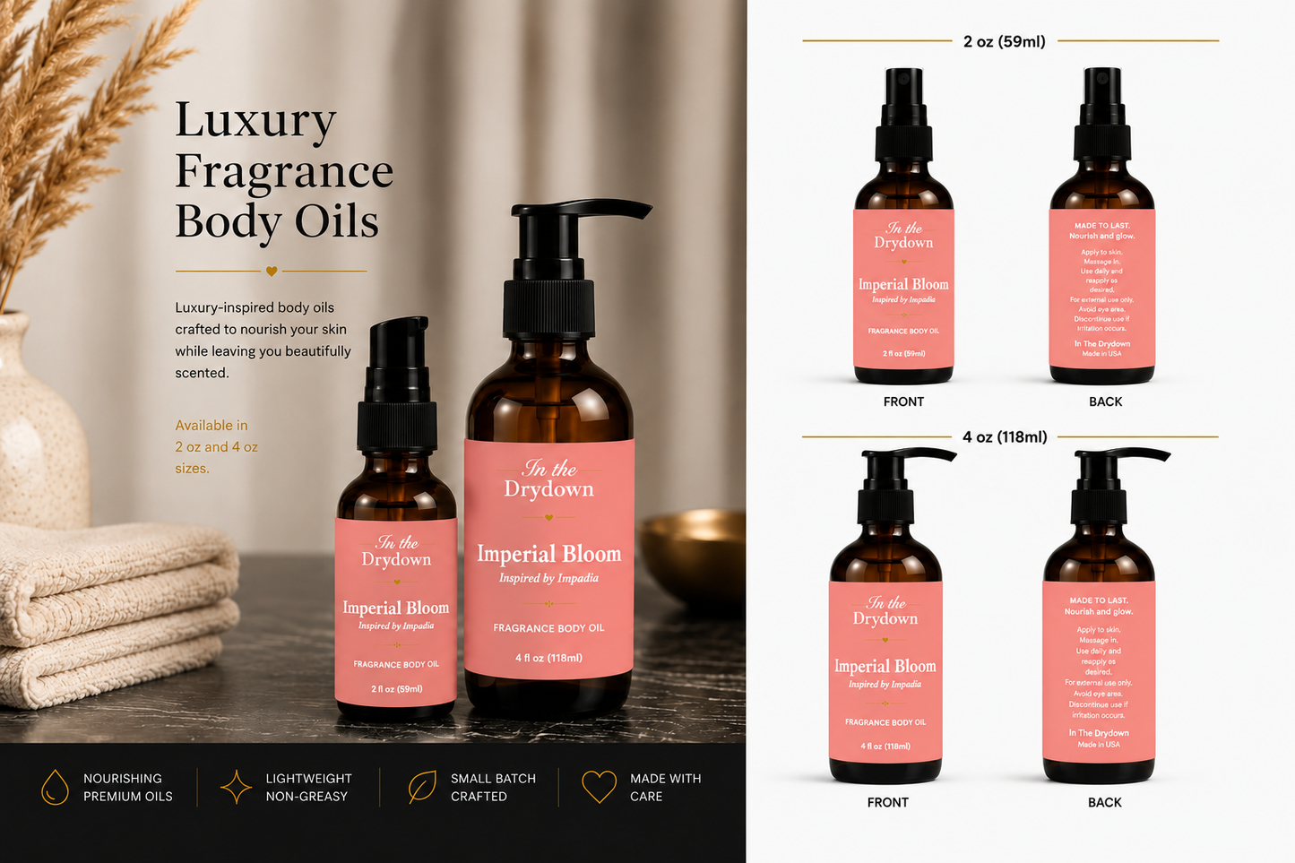 Imperial Bloom Body Oil | Inspired by Impadia