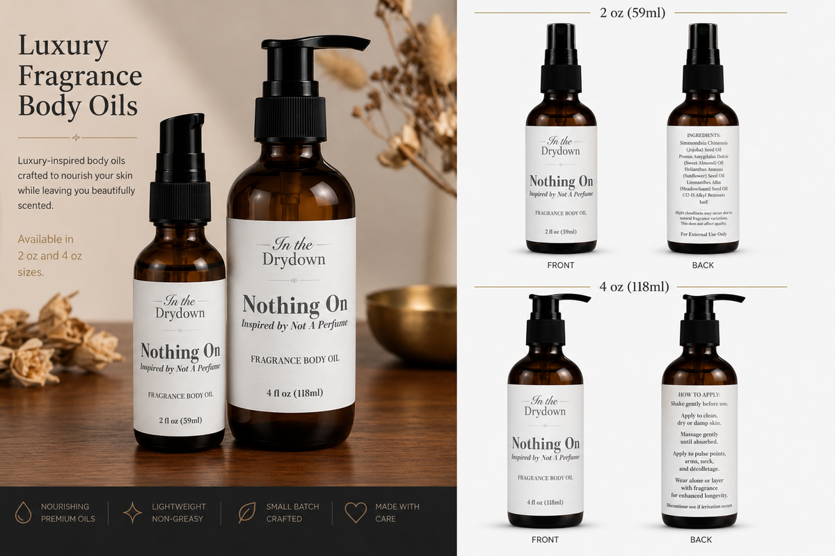 Nothing On Body Oil | Inspired by Not a Perfume