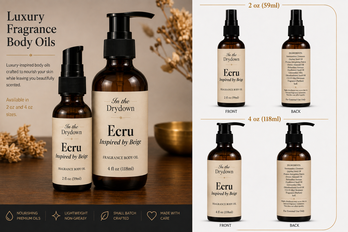Ecru Body Oil | Inspired by Beige