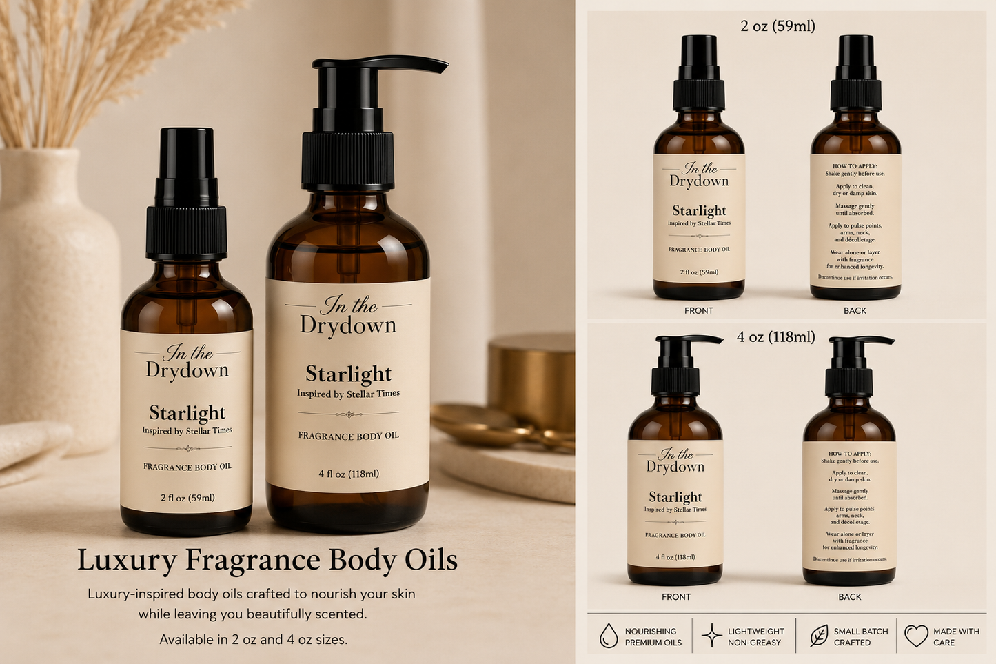 Starlight Body Oil | Inspired by Stellar Times
