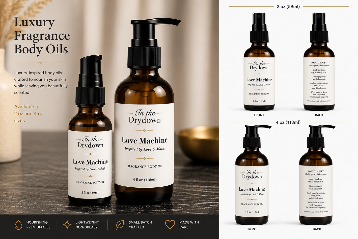 Love Machine Body Oil | Inspired by Love O Matic