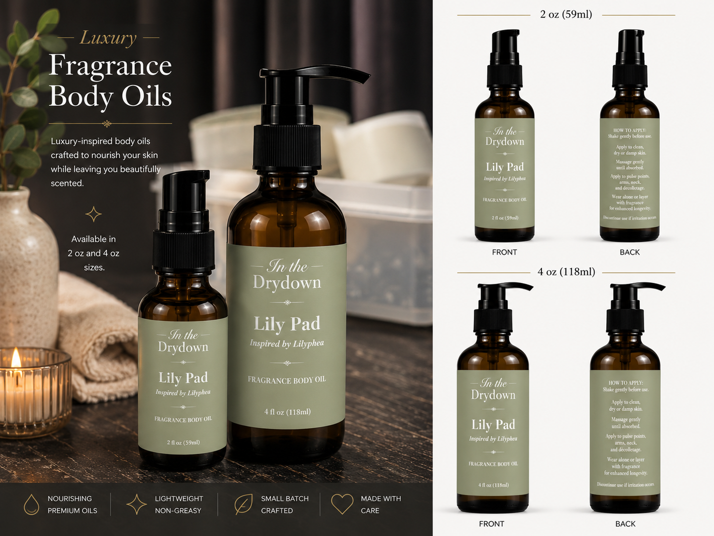 Lily Pad Body Oil | Inspired by Lilyphea