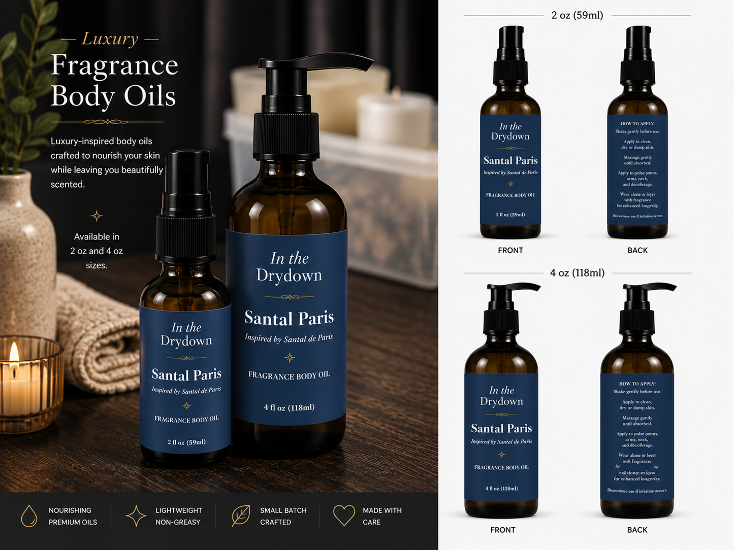 Santal Paris Body Oil | Inspired by Santal de Paris