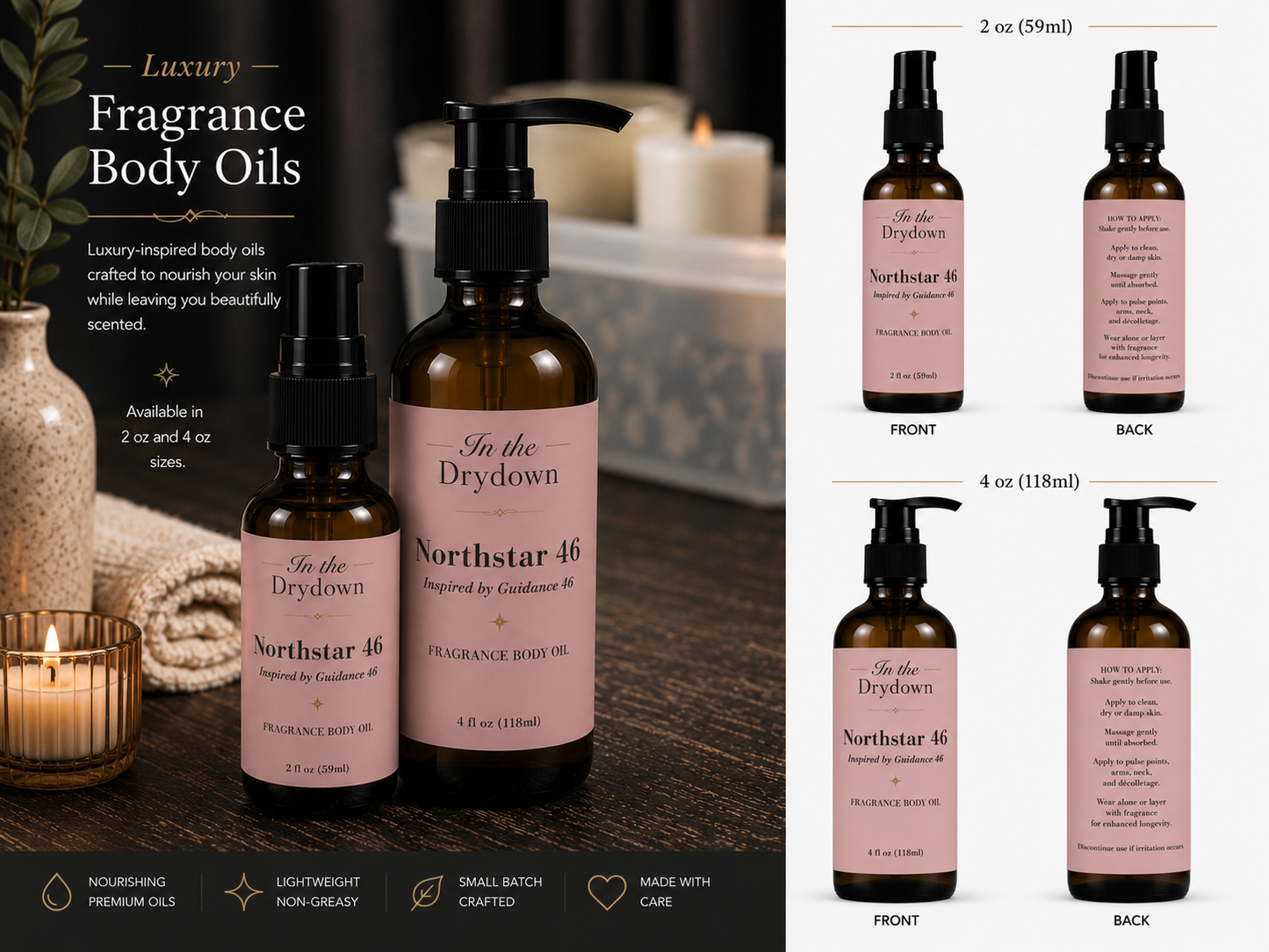 Northstar 46 Body Oil | Inspired by Guidance 46