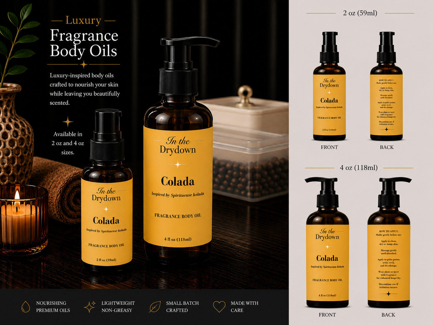 Colada Body Oil | Inspired by Kolada