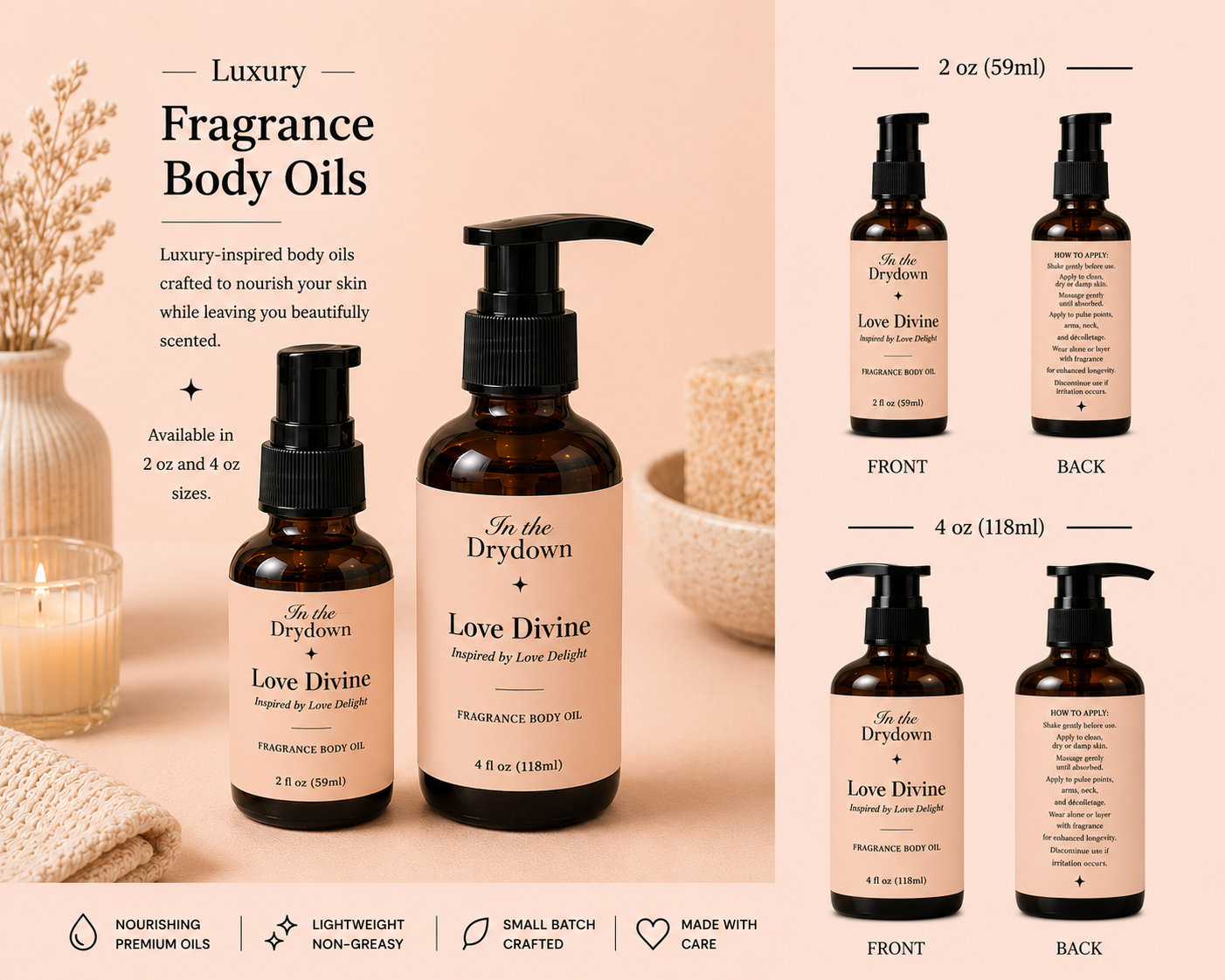 Love Divine Body Oil | Inspired by Love Delight