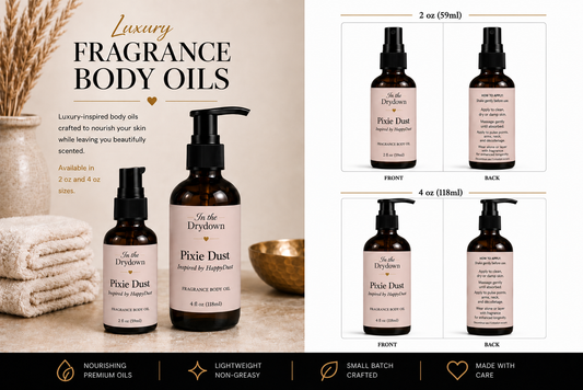 Pixie Dust Body Oil/ Inspired by Happy Dust