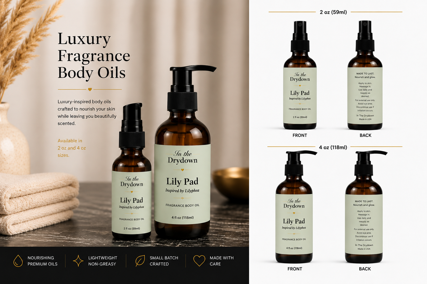 Lily Pad Body Oil | Inspired by Lilyphea