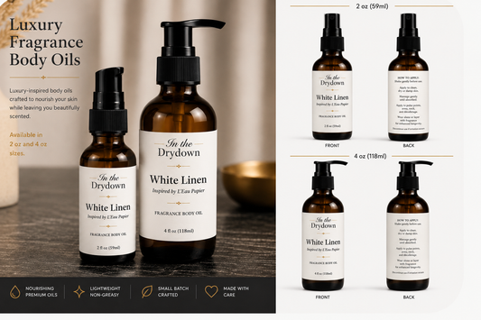 White Linen Body Oil | Inspired by L'Eau Papier
