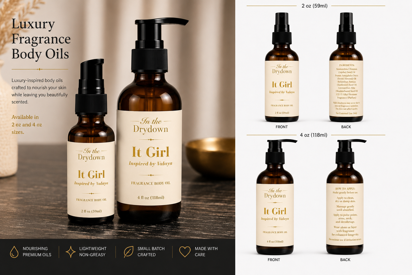 It Girl Body Oil | Inspired by Valaya