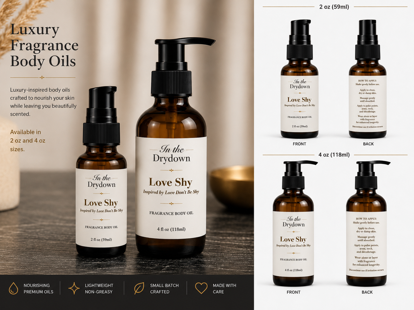 Love Shy Body Oil | Inspired by Love Don't Be Shy