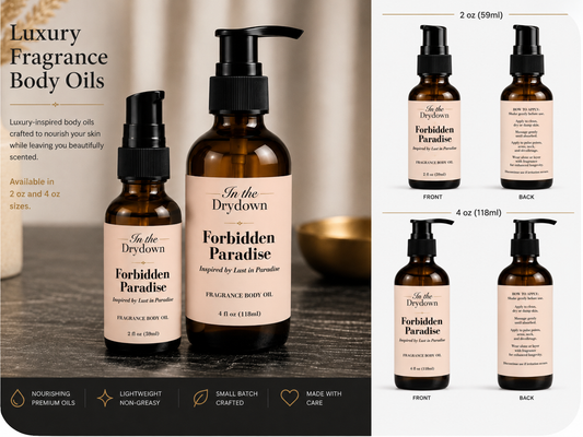 Forbidden Paradise Body Oil | Inspired by Lust in Paradise