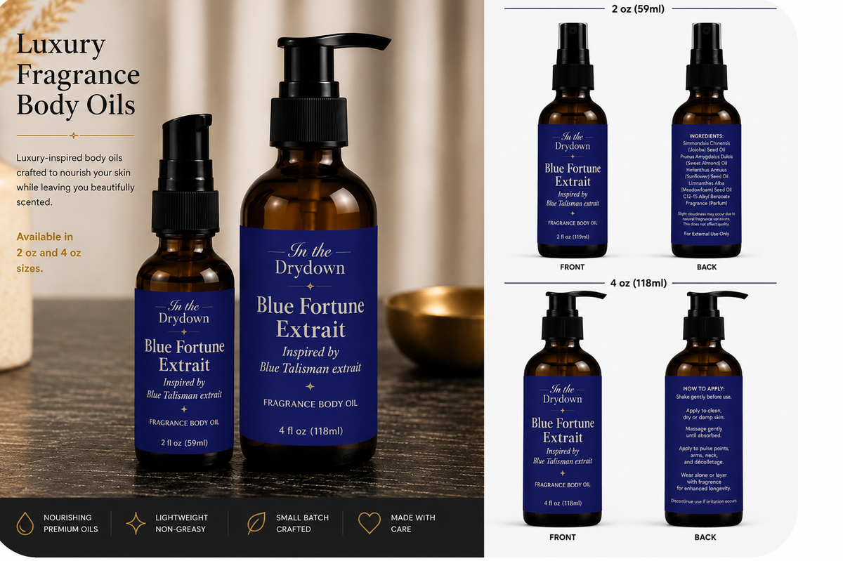 The Amulet Extrait Body Oil | Inspired by Blue Talisman Extrait