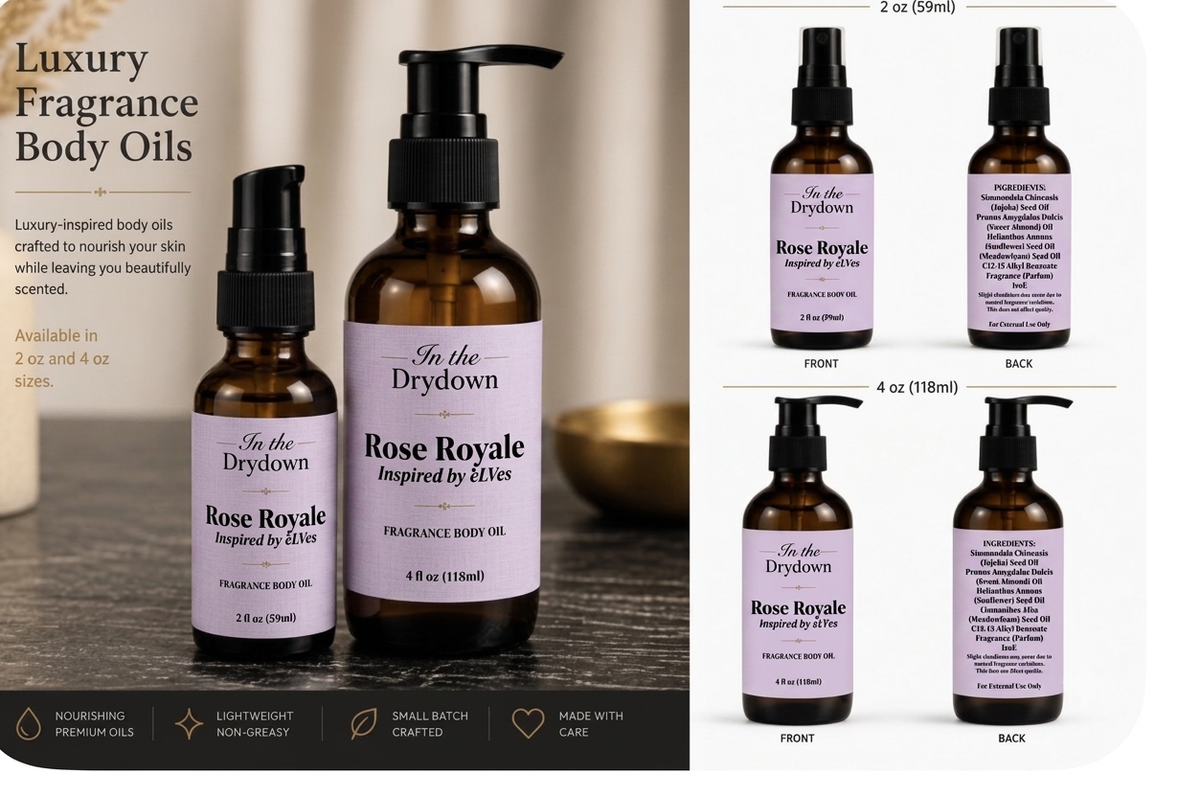 Rose Royale Body Oil | Inspired by eLVes